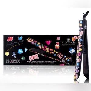 Royale LIMITED EDITION DISCONTINUED Emoji Design Hair Straightener ~ Retail $385